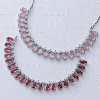 DROPS PINNED WITH DIAMONDS