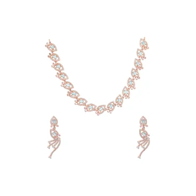 UNIQUE BEEDS WITH STONED DIAMONDS NECKLACE