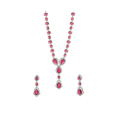 BEAUTIFIED STONES CHAINED NECKLACE