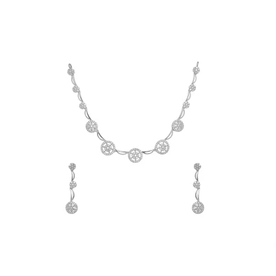 GROUP OF DIAMOND FLOWERS PARTY WEAR