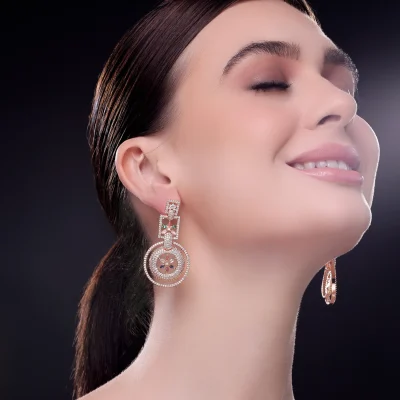 ROUND FINISHING DIAMONDS EARINGS