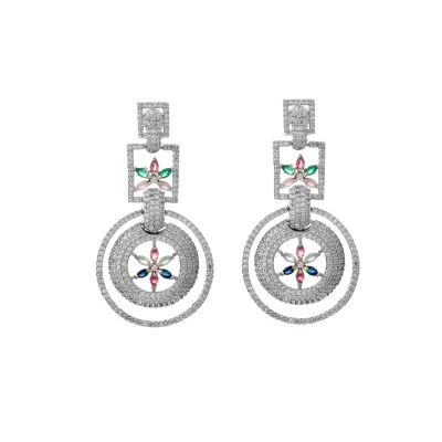 ROUND FINISHING DIAMONDS EARINGS