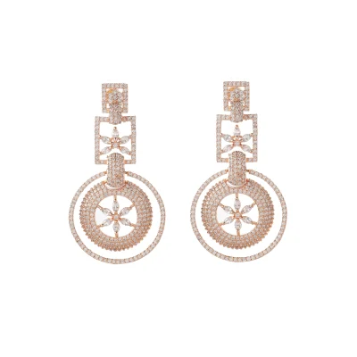 ROUND FINISHING DIAMONDS EARINGS