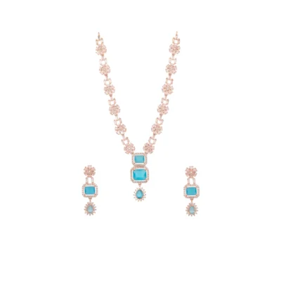 EMERALD BLOOM DIAMOND NECKLACE