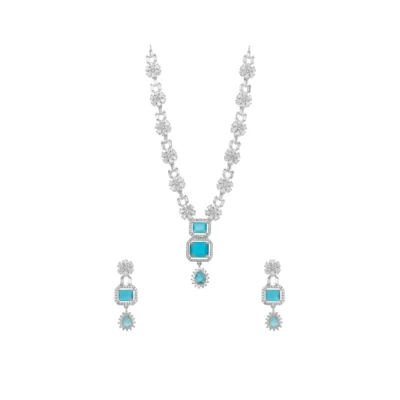 EMERALD BLOOM DIAMOND NECKLACE