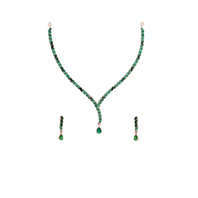 SILVER ENCHANTED DROP NECKLACE SET