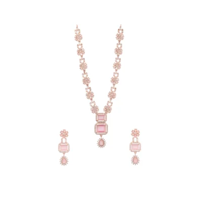 EMERALD BLOOM DIAMOND NECKLACE