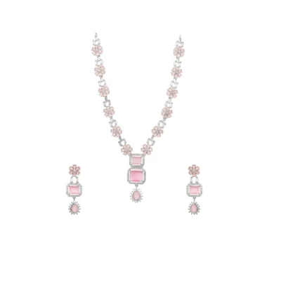 EMERALD BLOOM DIAMOND NECKLACE