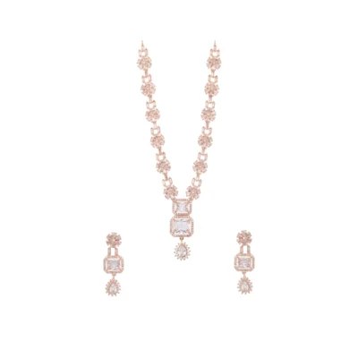 EMERALD BLOOM DIAMOND NECKLACE