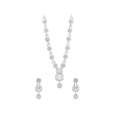 EMERALD BLOOM DIAMOND NECKLACE